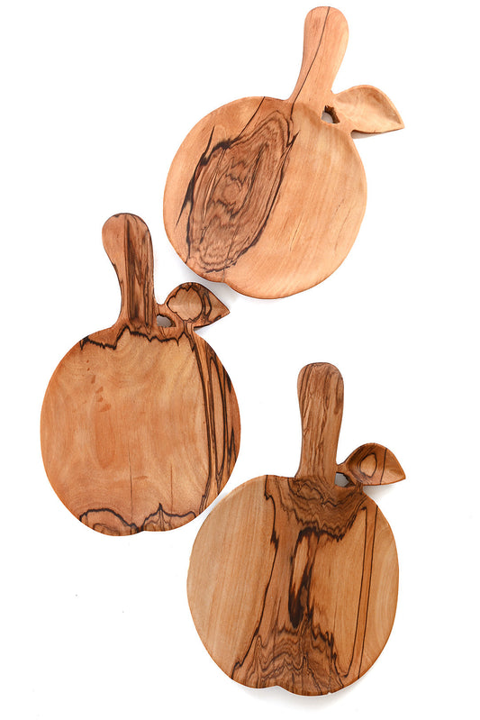 Imperfect: Small Wild Olive Wood Apple Tray