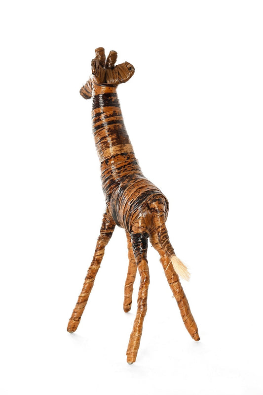 Banana Fiber Giraffe Scupture