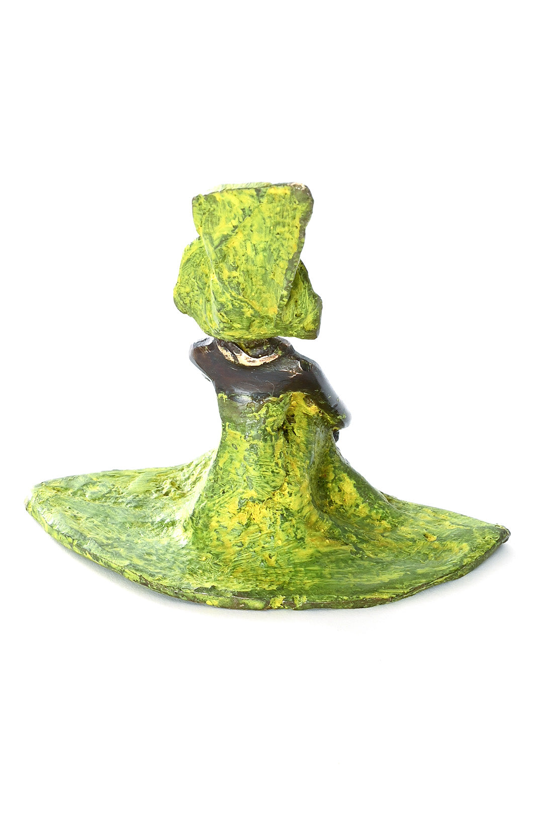 Graciously Waiting Burkina Bronze Sculpture