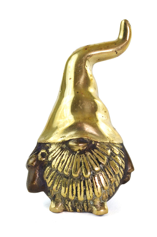 Burkina Bronze Nonsensical Gnome with Polished Hat