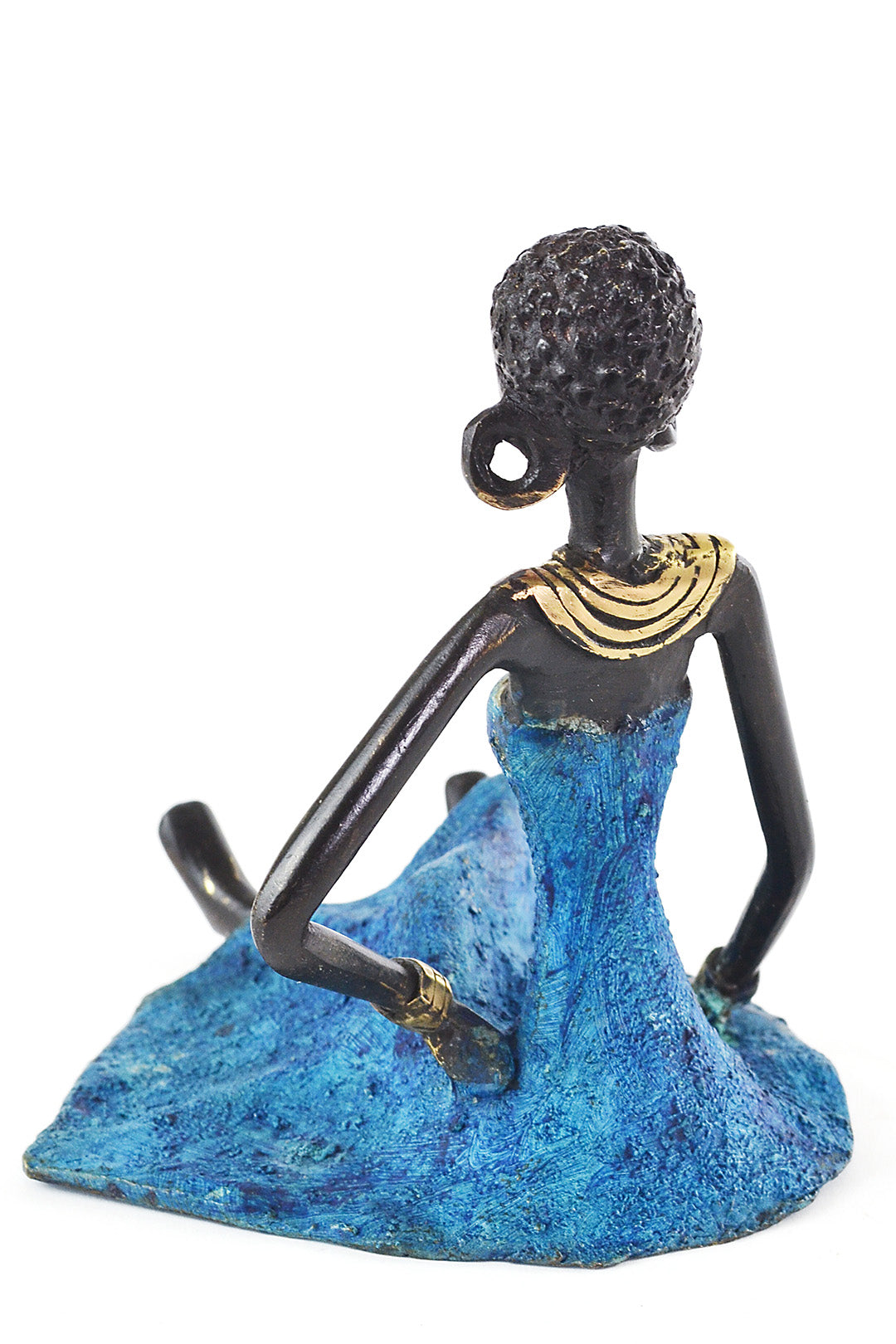 Serenity Burkina Bronze Sculpture