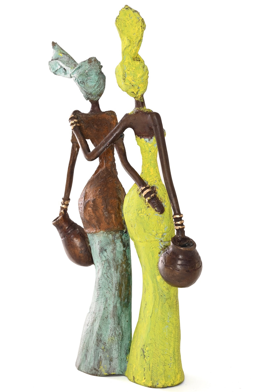 By Your Side Burkina Bronze Sculpture