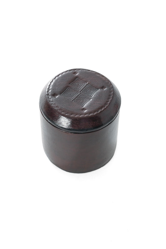Brown Tuareg Leather Ring Box