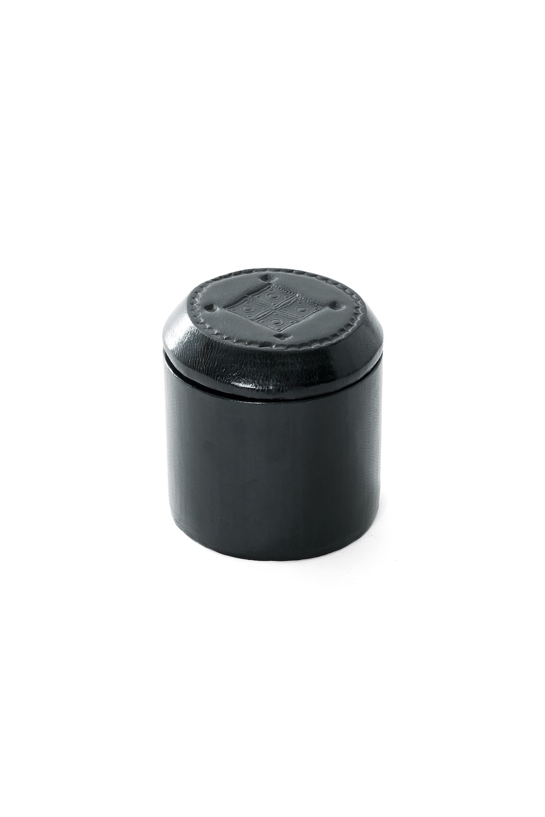 Black Tuareg Leather Ring Box