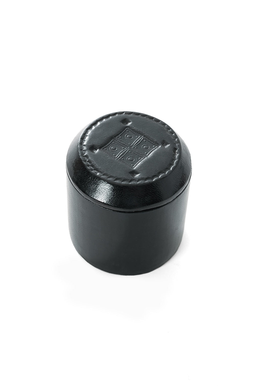 Black Tuareg Leather Ring Box