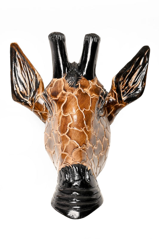 Jacaranda Giraffe Wall Mask from Kenya