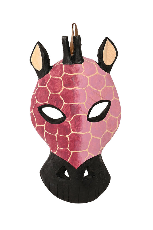 Small Two-Tone Purple Giraffe Mask