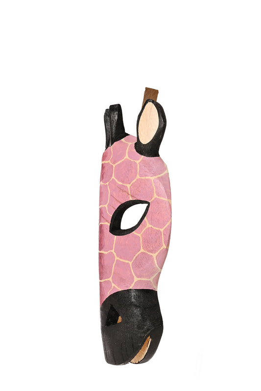 Small Two-Tone Purple Giraffe Mask