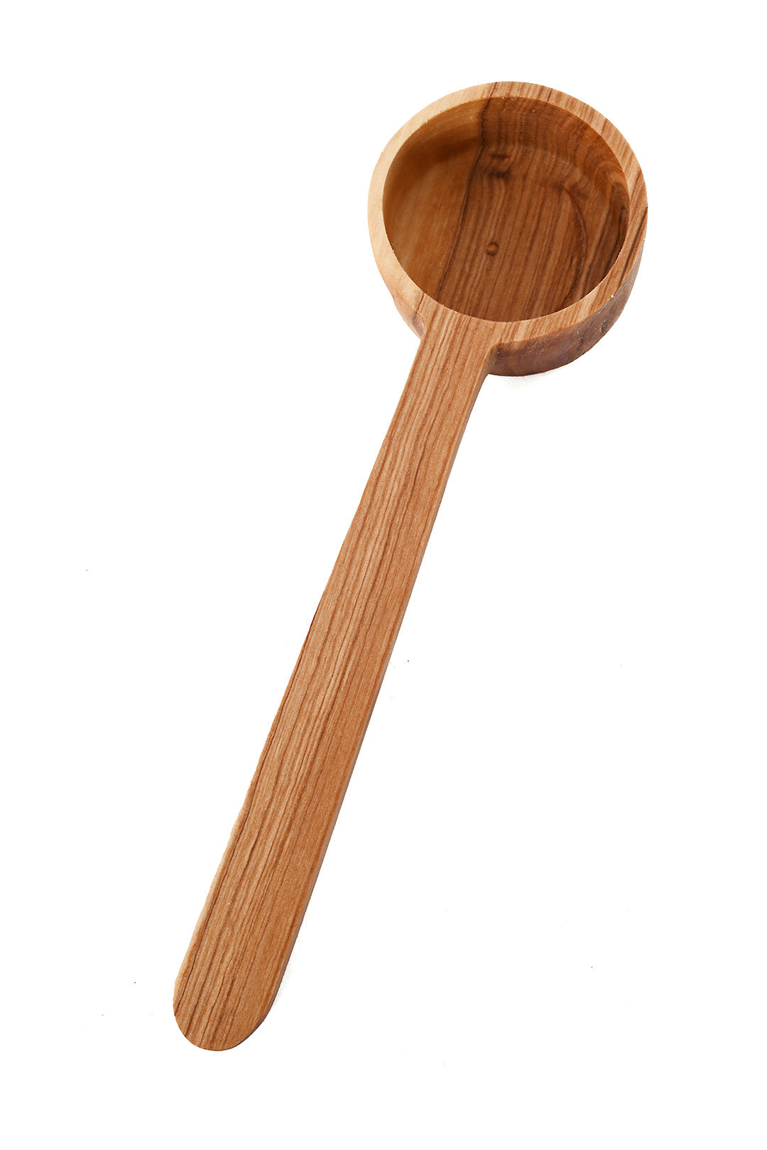 Olive Wood Flat Bottom Coffee Scoop