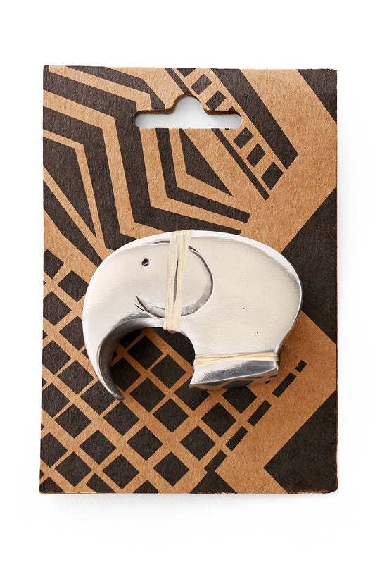 Recycled Metal Elephant Bottle Opener