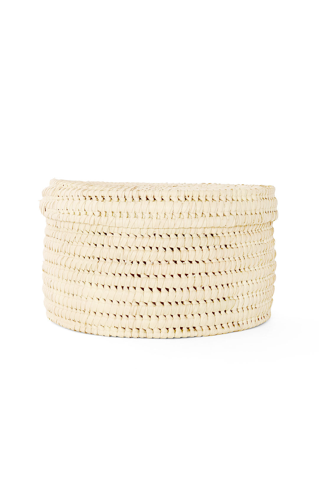 All-Natural Turkana Lidded Sewing Basket