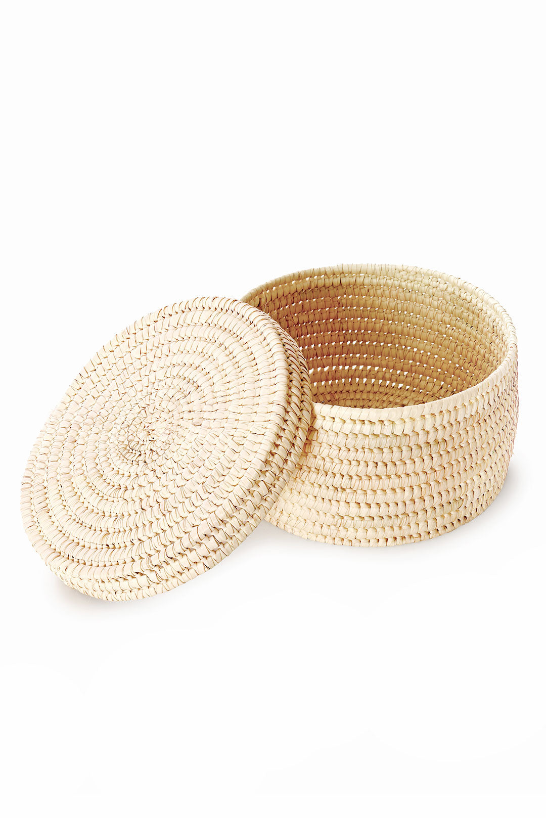 All-Natural Turkana Lidded Sewing Basket