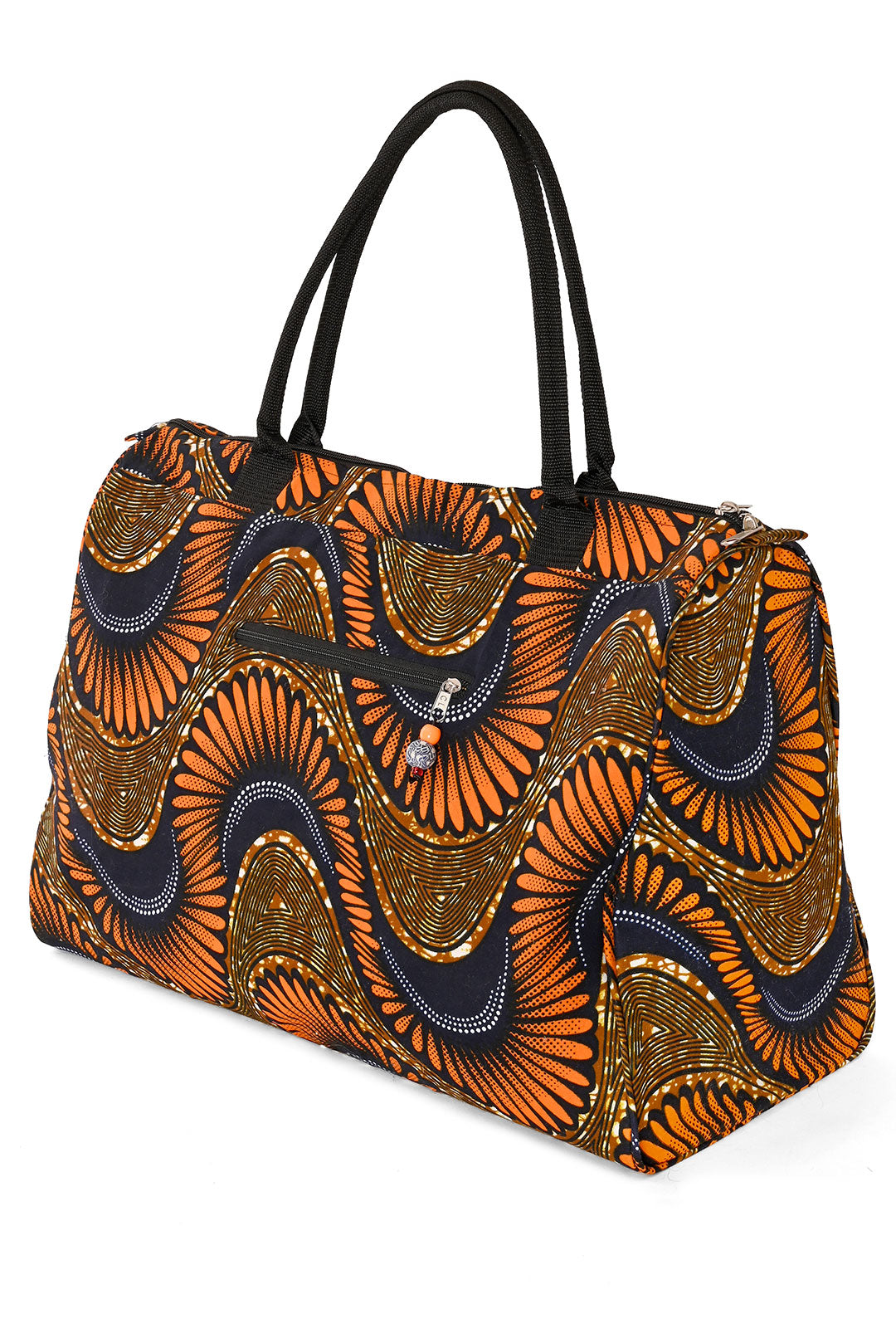 African Wax Cloth Overnighter Duffle Bag - Assorted