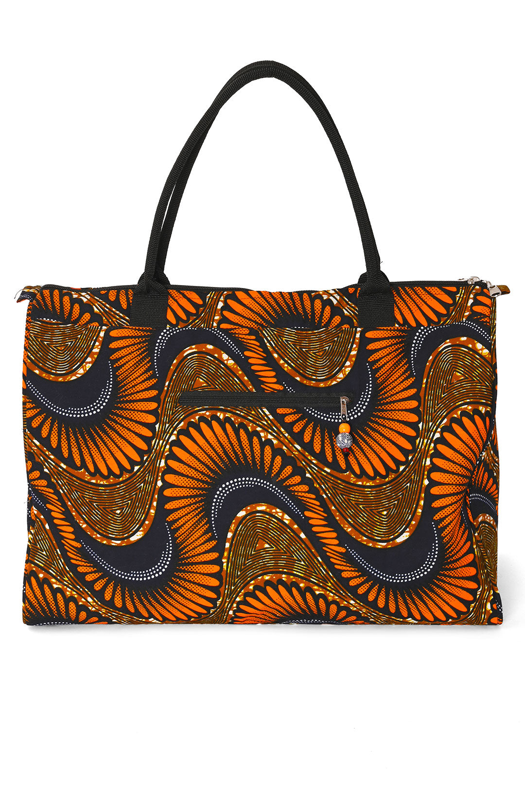 African Wax Cloth Overnighter Duffle Bag - Assorted