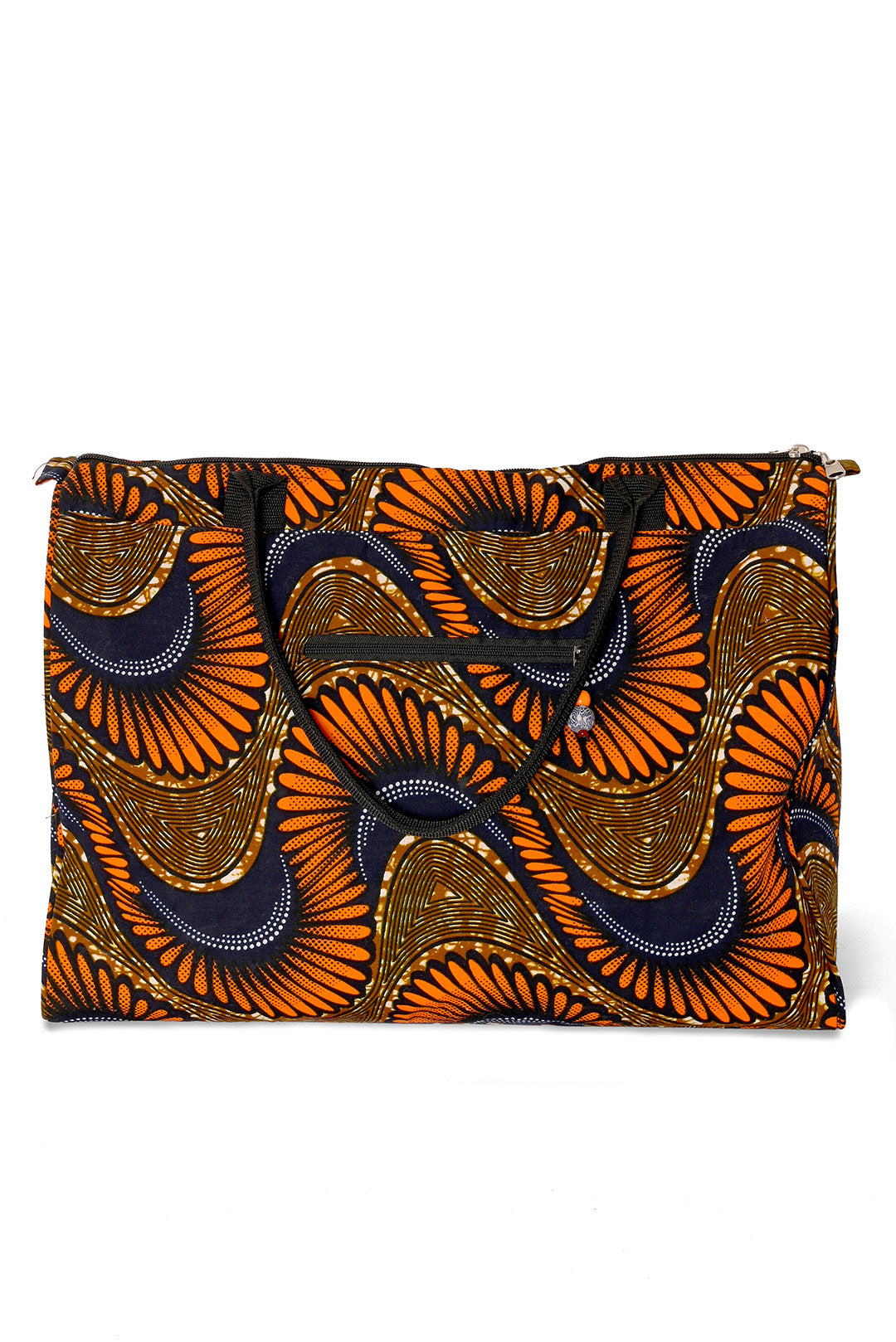 African Wax Cloth Overnighter Duffle Bag - Assorted