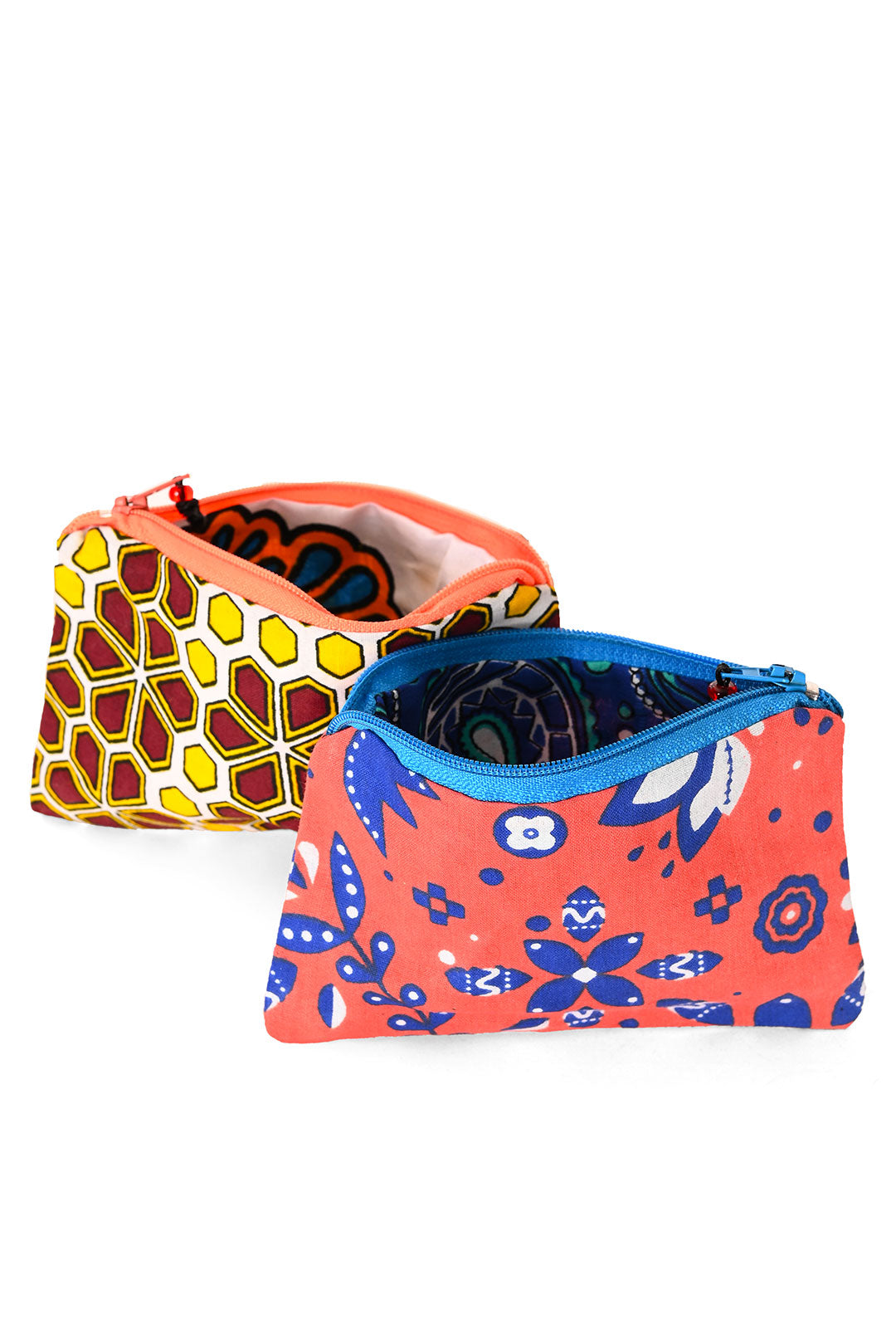 Wax Cloth Pocket Pouches in Assorted Colors