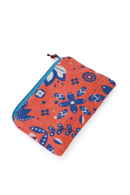 Wax Cloth Pocket Pouches in Assorted Colors
