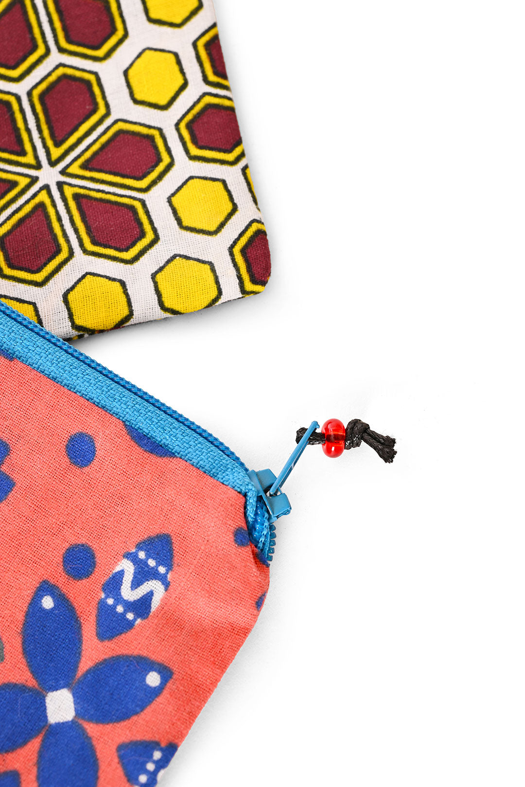Wax Cloth Pocket Pouches in Assorted Colors
