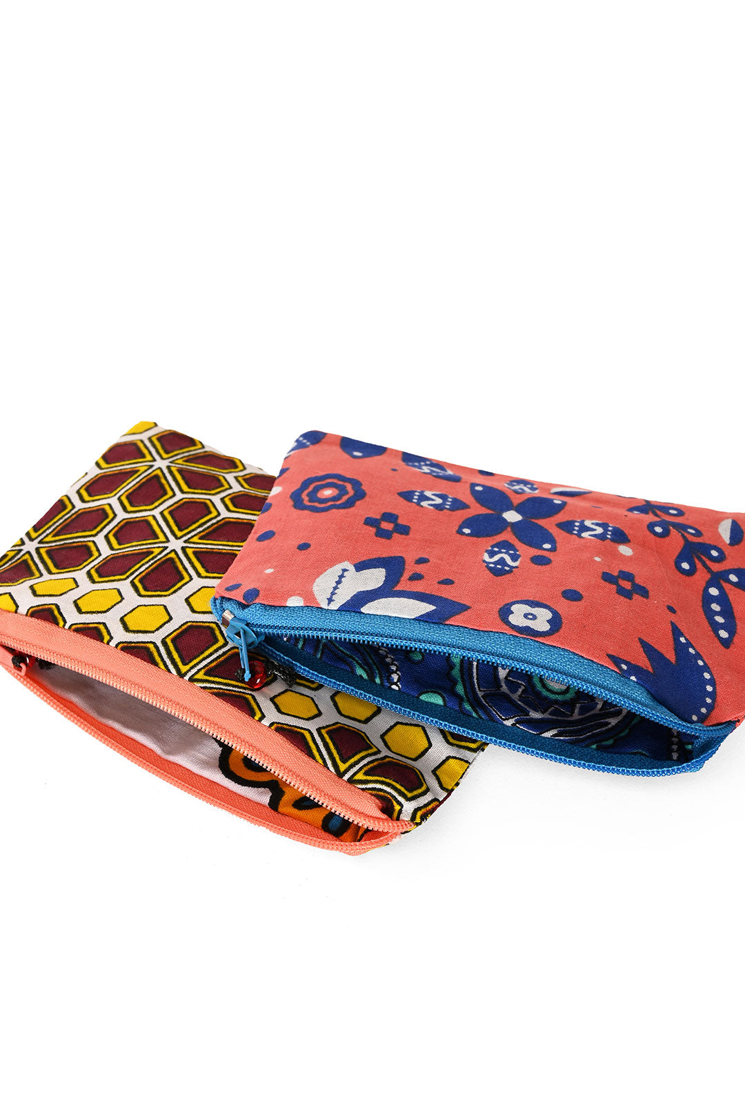 Wax Cloth Pocket Pouches in Assorted Colors