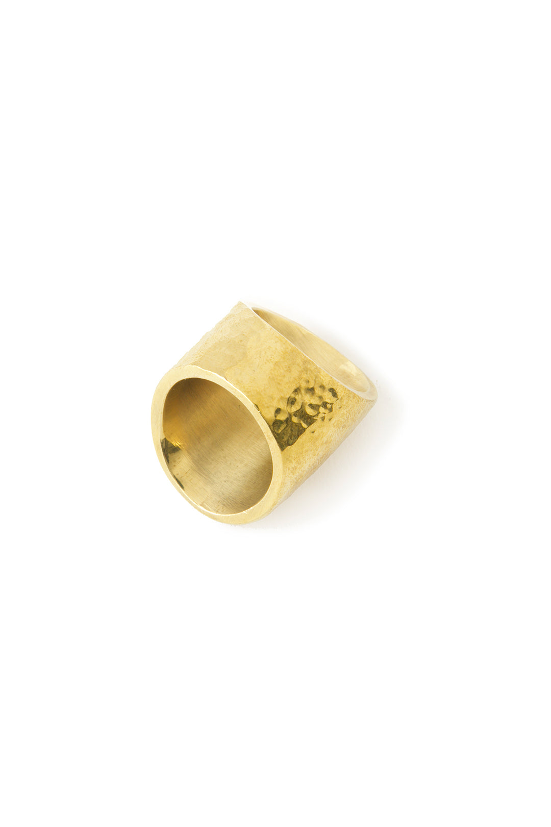 Kenyan Hammered Brass Sanctuary Ring