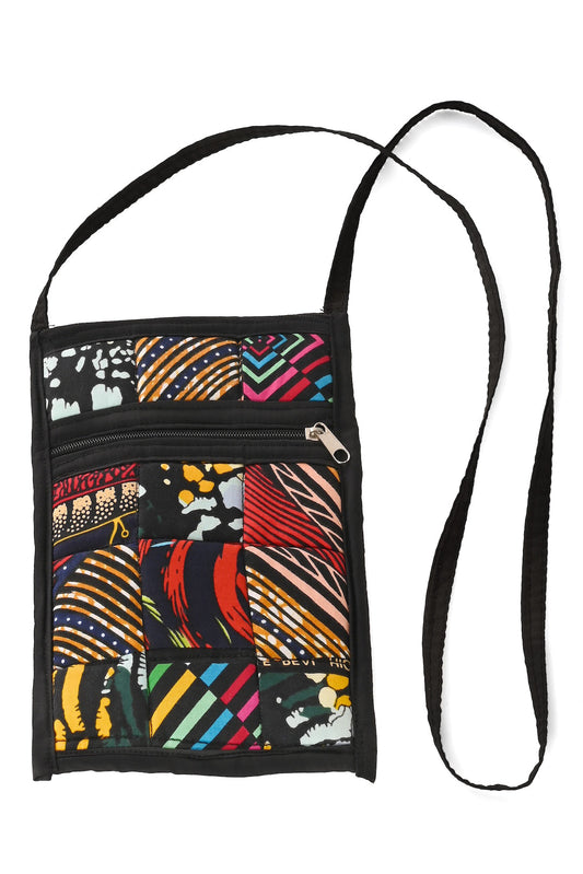 Colorful Patchwork Crossbody Purse - Assorted