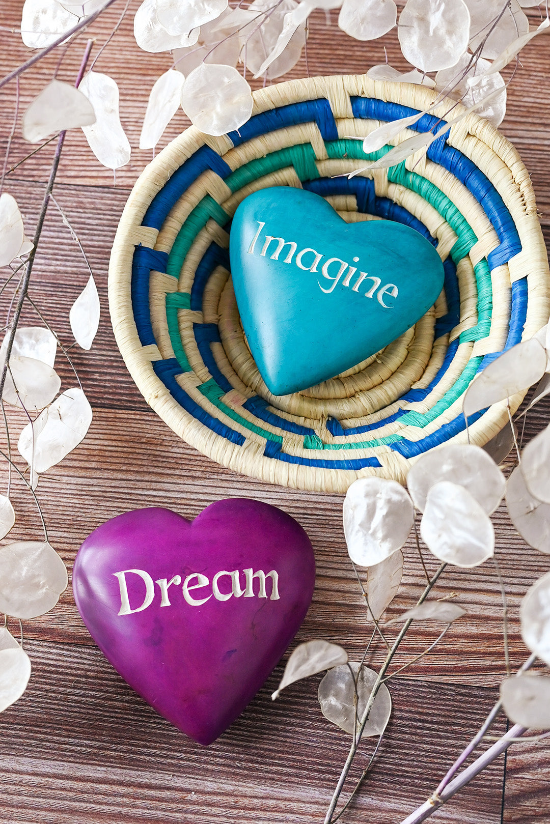 Kisii Stone Wise Words Heart: Imagine