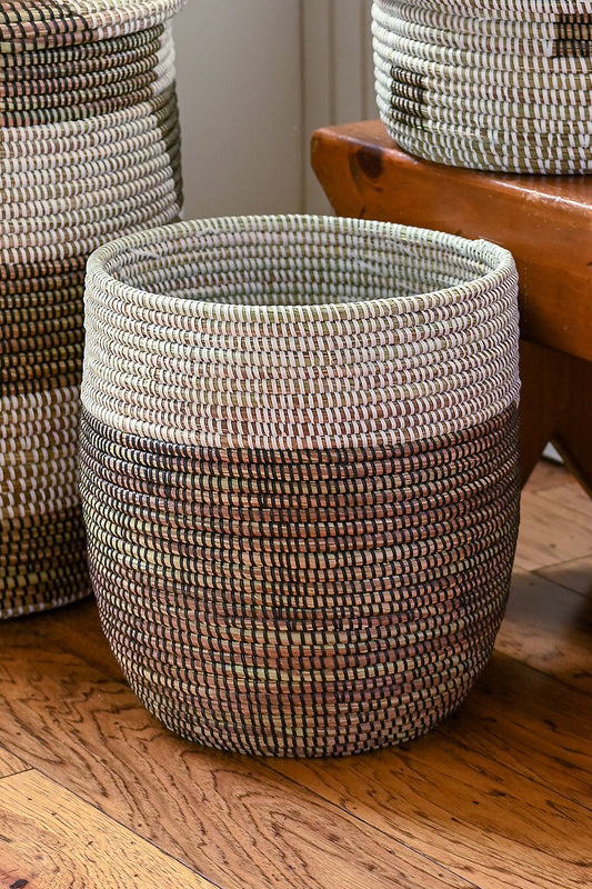 Black & White Bath Bin Basket