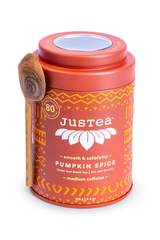 JusTea Pumpkin Spice Loose Leaf Tea