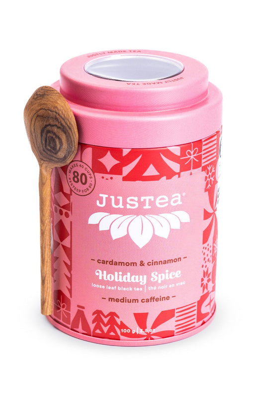 JusTea Holiday Spice Loose Leaf Tea