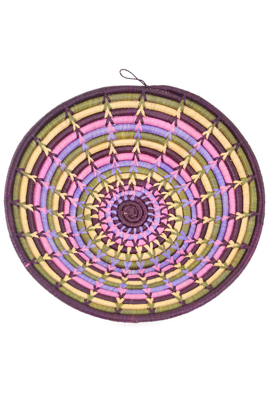 Ugandan Flower Garden Raffia Coil Baskets