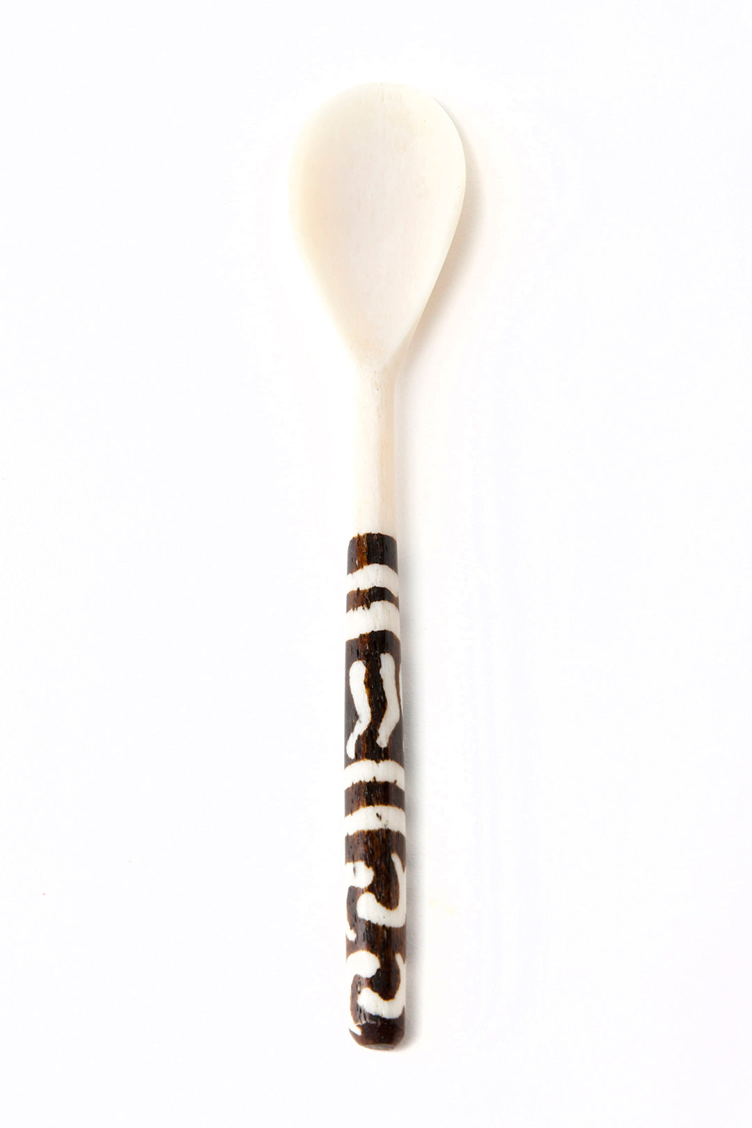 Hand Carved Cow Bone Tea Spoon