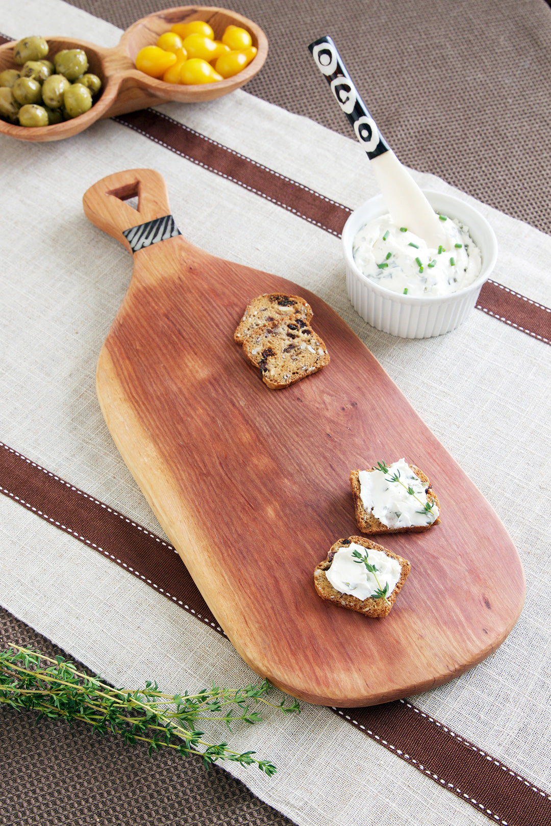 Hand Carved Cow Bone Butter Spreader