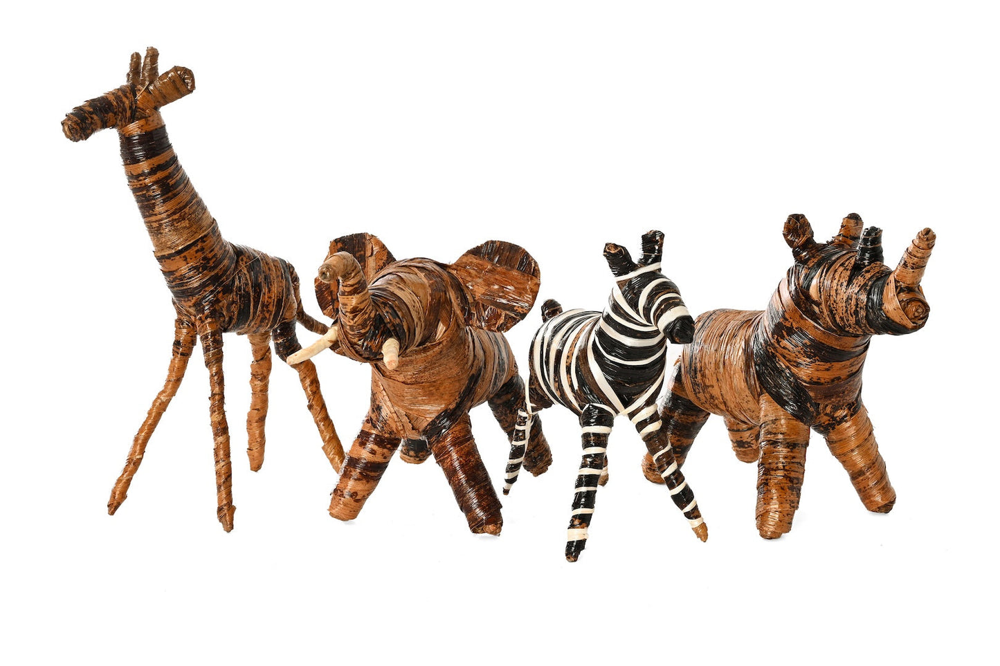 Banana Fiber Giraffe Scupture