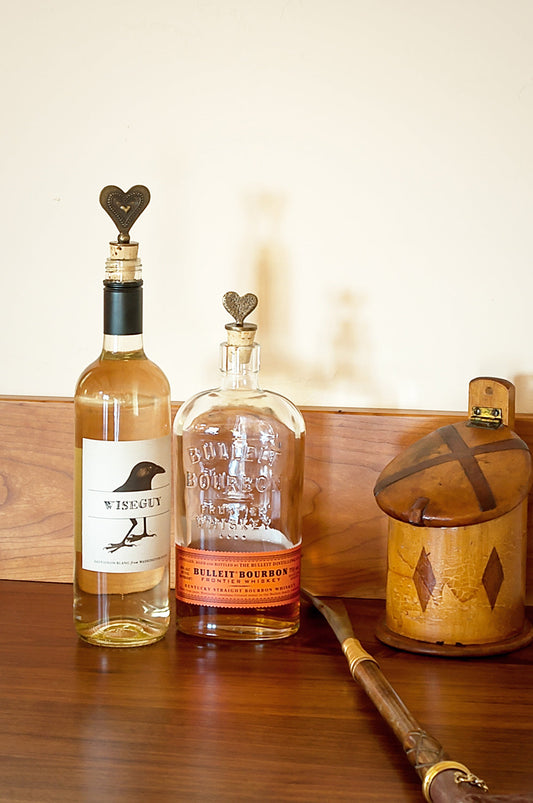 South African Lovely Heart Wine Bottle Stopper