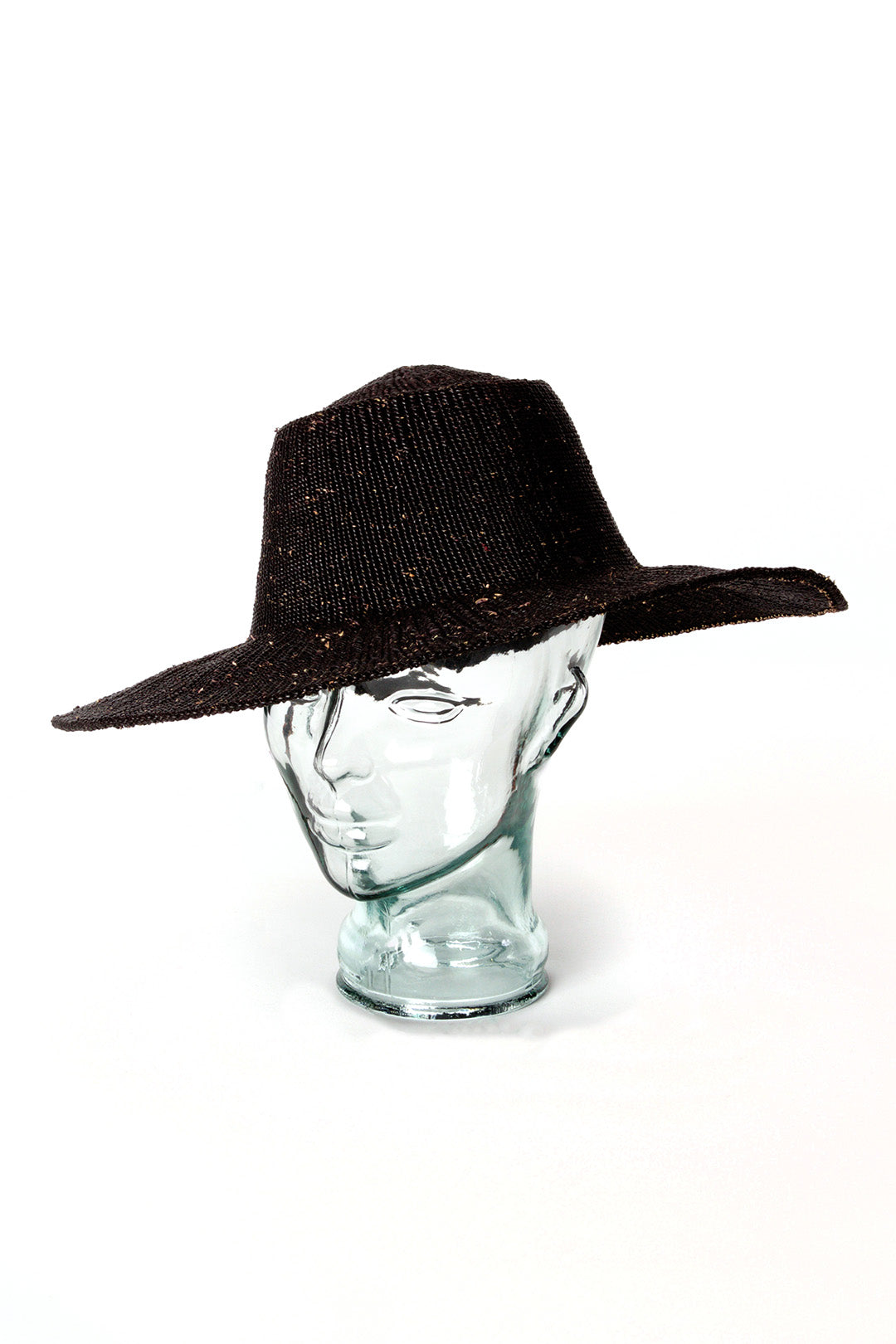 Ghanaian Black Straw Sun Hat