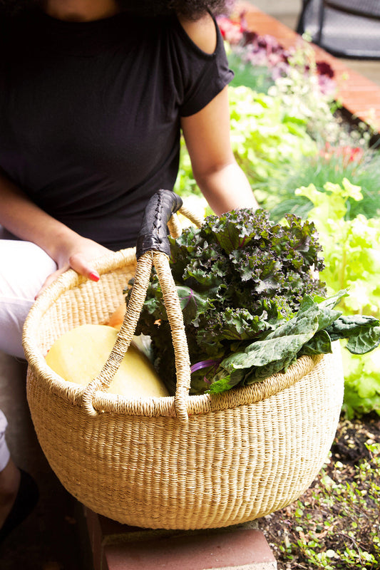 Basic Bolga Farmer's Market Shopper Basket