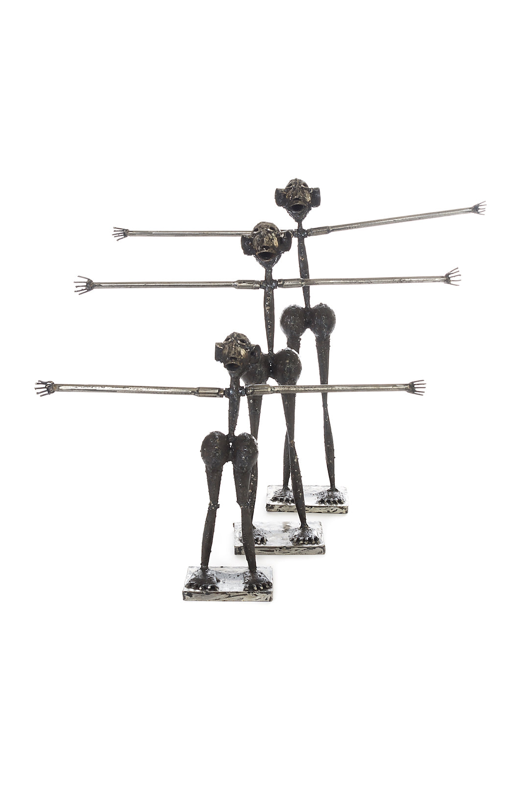 Kenyan Metal Mama Jewelry Displays