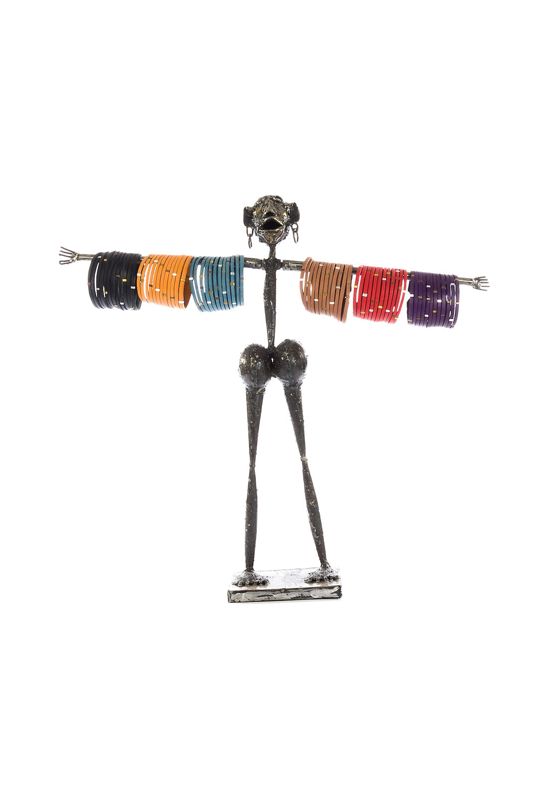 Kenyan Metal Mama Jewelry Displays