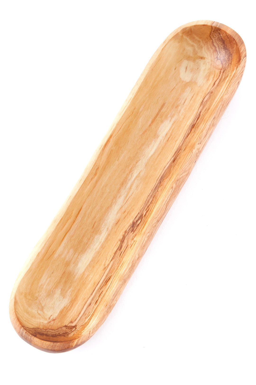Plain Wild Olive Wood Cracker Tray