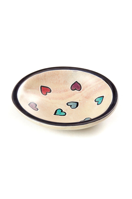 Kenyan Soapstone Love is Love 4" Decorative Bowl