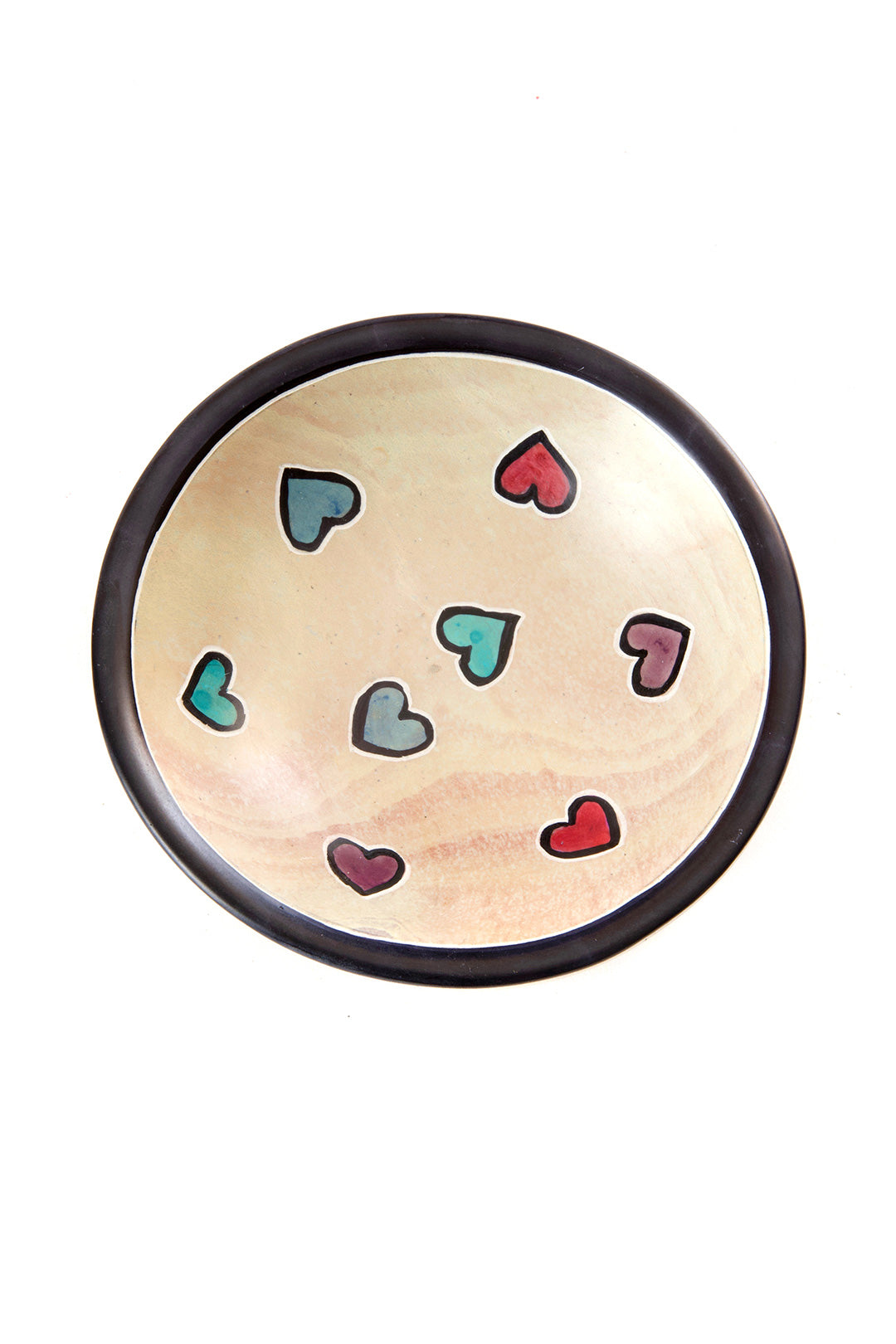 Kenyan Soapstone Love is Love 4" Decorative Bowl