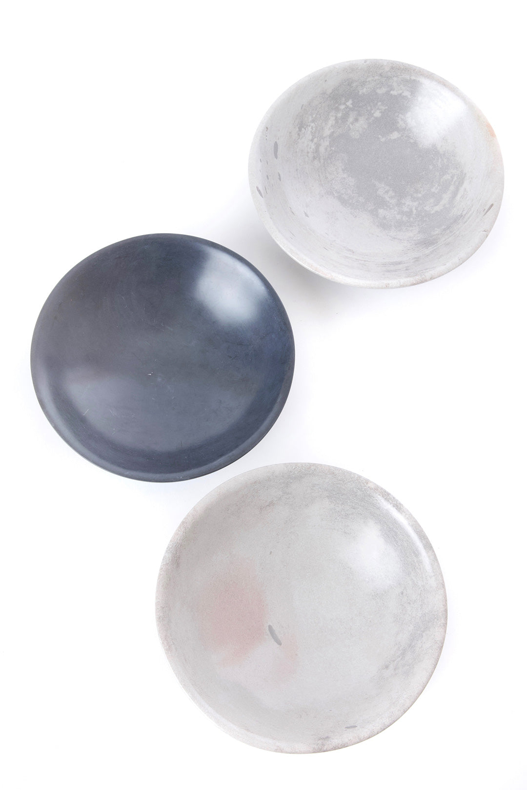 Dove Gray Soapstone Bowls in Two Sizes