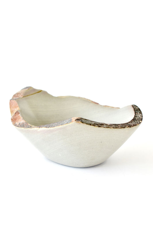 Kenyan Rustic Soapstone Oval Bowl
