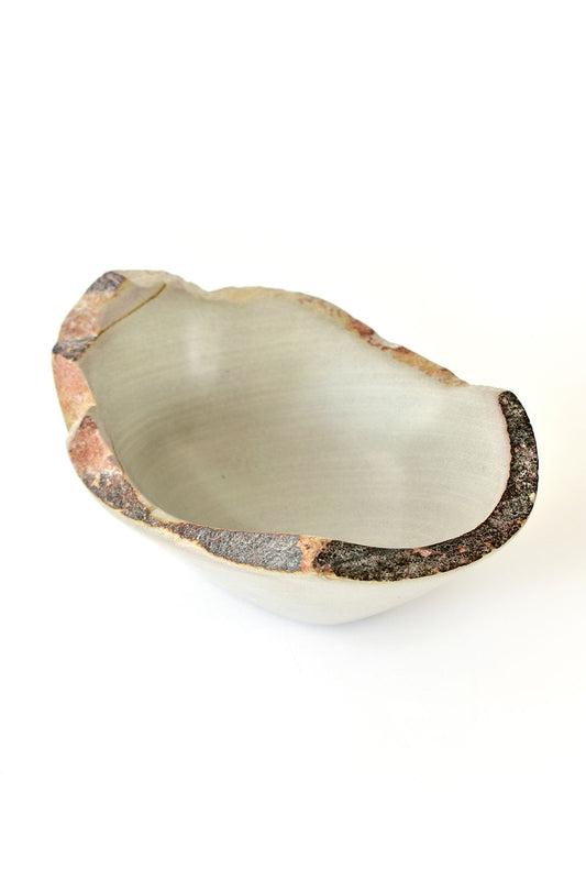 Kenyan Rustic Soapstone Oval Bowl