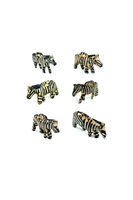 Dozen Miniature Jacaranda Zebras