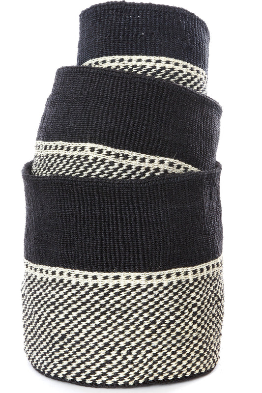 Set of Three Mwende Sisal Nesting Baskets