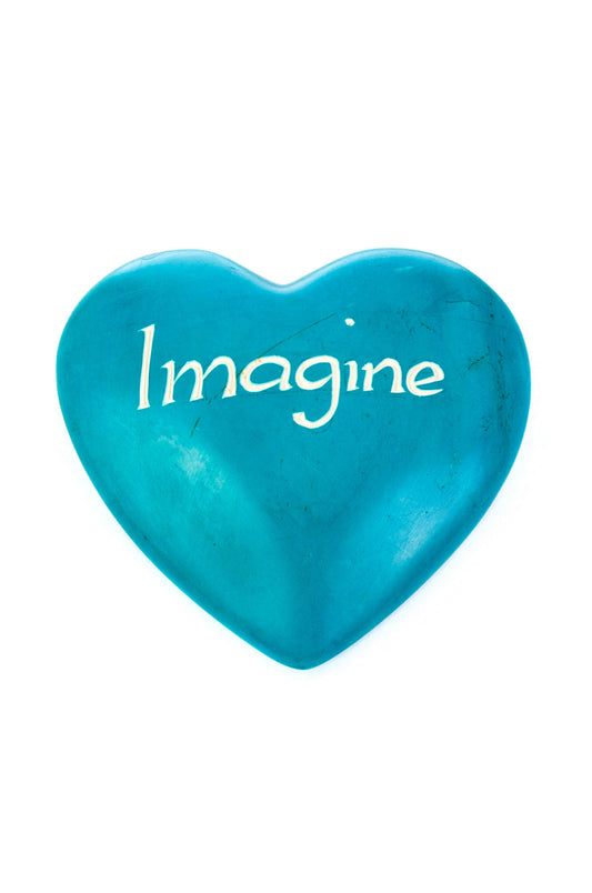 Kisii Stone Wise Words Heart: Imagine
