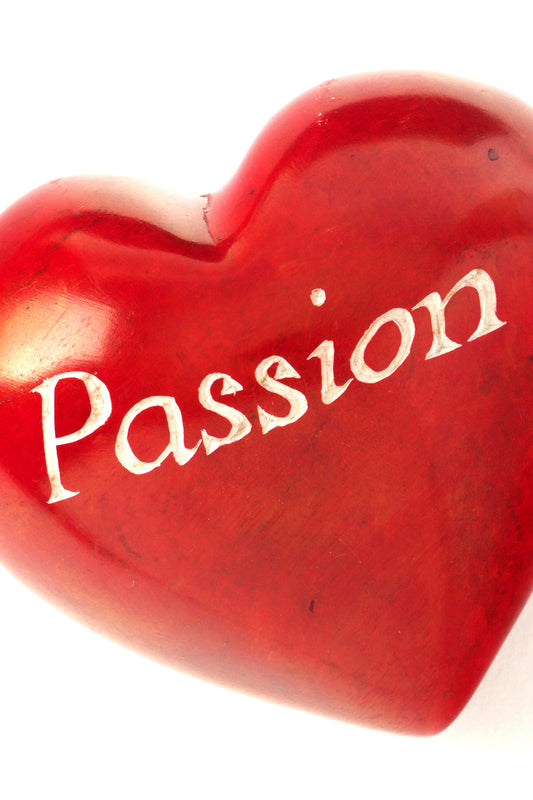 Words from the Heart "Passion" Soapstone Keepsake Paperweight
