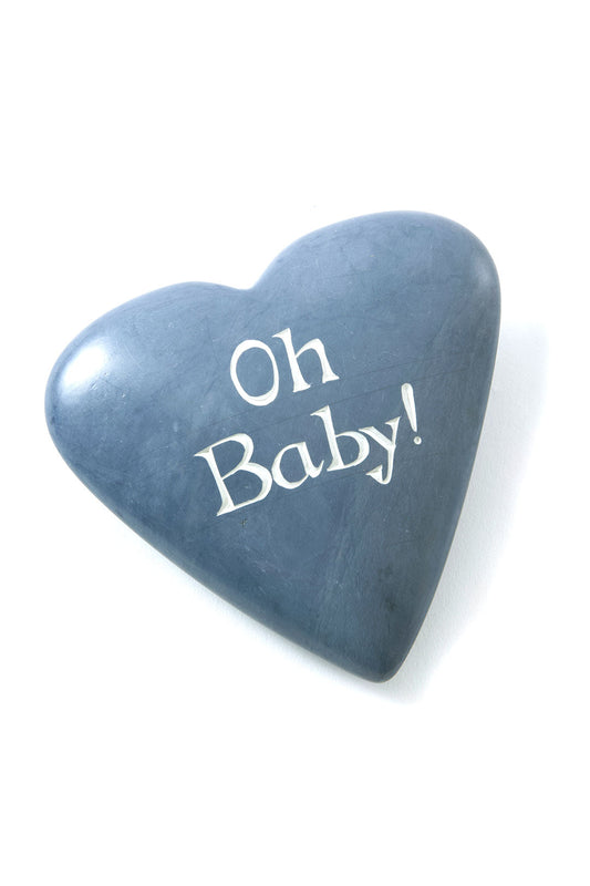 Kisii Stone Celebration Heart: Oh Baby!
