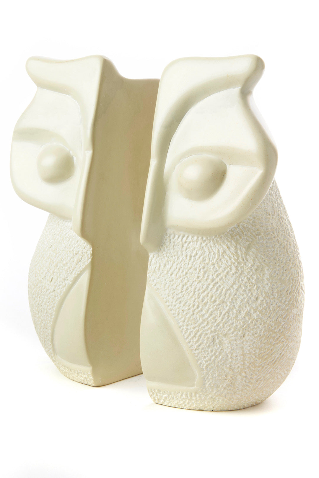 Natural Soapstone Wise Owl Bookends